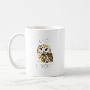 Taza De Café Vine, Vi-blanqueado, Conquisté (N. Lechuza blanqu