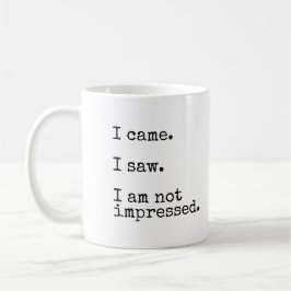 Taza De Café Vine. Vi. Me no impresionan