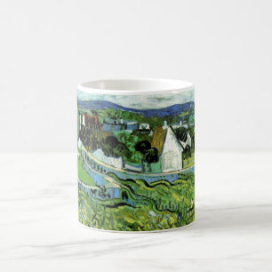 Taza De Café Viñedos con vistas a Auvers por Vincent van Gogh