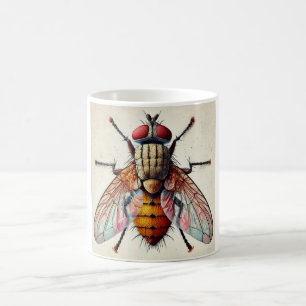 Taza De Café Vinegar fly Drosophila 120924IREF249 - Watercolor