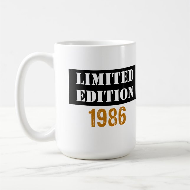 Taza De Café Viñeta de edición limitada de 1986 (Izquierda)