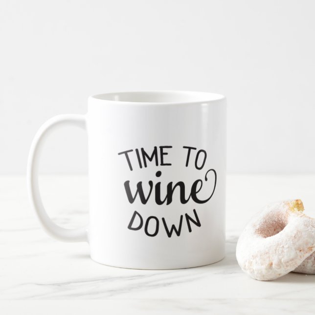 Taza De Café vino abajo (Con donut)