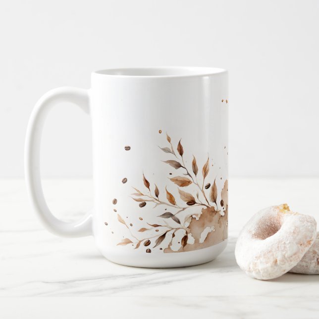 Taza De Café Vino de mancha de café - Café Adictos (Con donut)