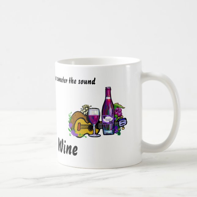 Taza De Café Vino del Ukulele (Derecha)