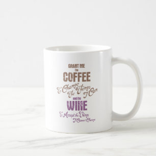 Taza De Café Vino III de la serenidad