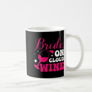 Taza De Café Vino Novia En La Nube