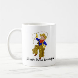 Taza De Café Vino pequeño, ama al abuelo