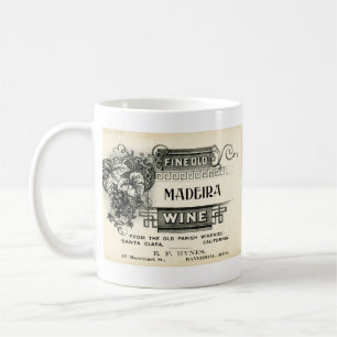 Taza De Café Vino viejo fino de Madeira