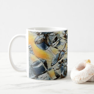 Taza De Café Vino y botellas de vino arte Café Mug