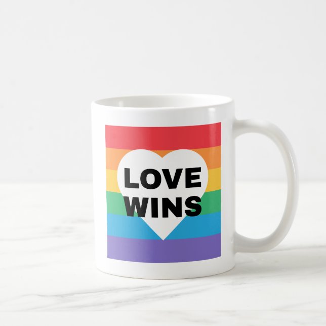 Taza De Café Vinos de amor | Orgullo gay (Derecha)