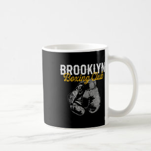 Taza De Café Vintag Club de Boxeo Retro Brooklyn con problemas