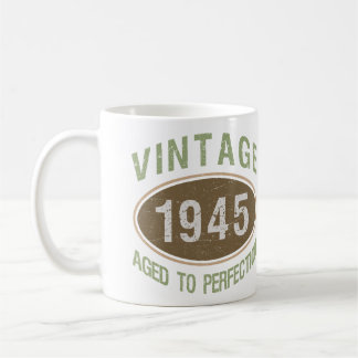Taza De Café Vintage 1945 80º cumpleaños