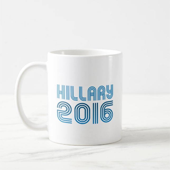 TAZA DE CAFÉ VINTAGE 2016 - .PNG DE HILLARY (Izquierda)