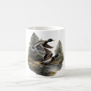 Taza De Café Vintage 90s Patos Silvestre Cabincore