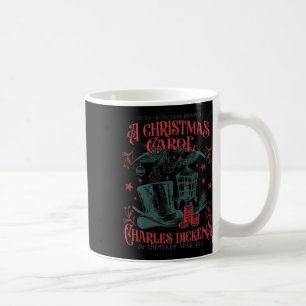 Taza De Café Vintage A Navidades Carol Xmas Light Academia Lite