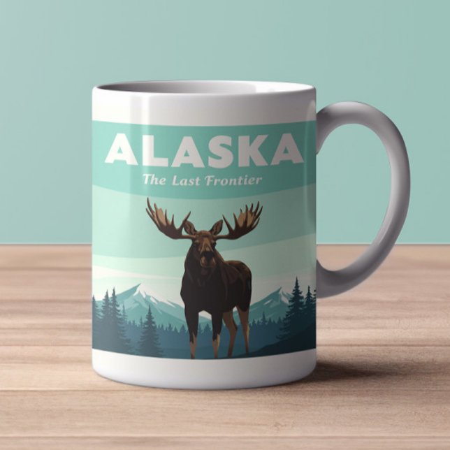 Taza De Café Vintage Alaska (Subido por el creador)