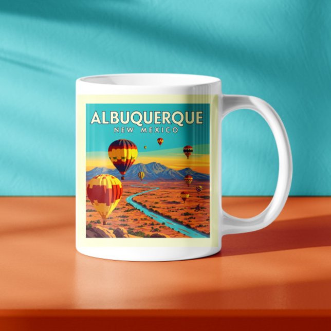 Taza De Café Vintage Albuquerque New Mexico (Subido por el creador)
