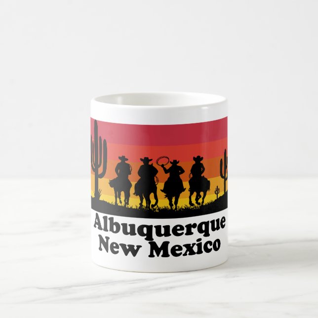 Taza De Café Vintage Albuquerque Nuevo México (Centro)