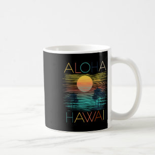 Taza De Café Vintage Aloha Hawaii Luau Hawaiian Costum de vacac