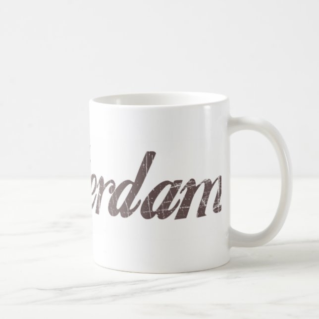 Taza De Café Vintage Amsterdam (Derecha)