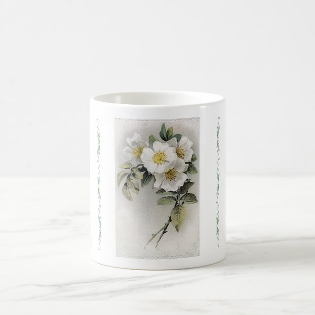 Taza De Café Vintage Apple Blossom Mug (Centro)