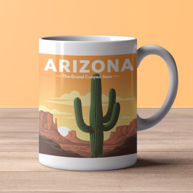Taza De Café Vintage Arizona (Subido por el creador)