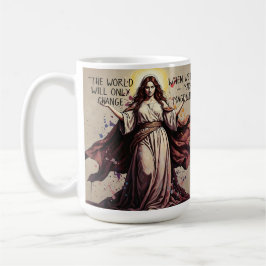 Taza De Café Vintage Art Mary Magdalene Quote 