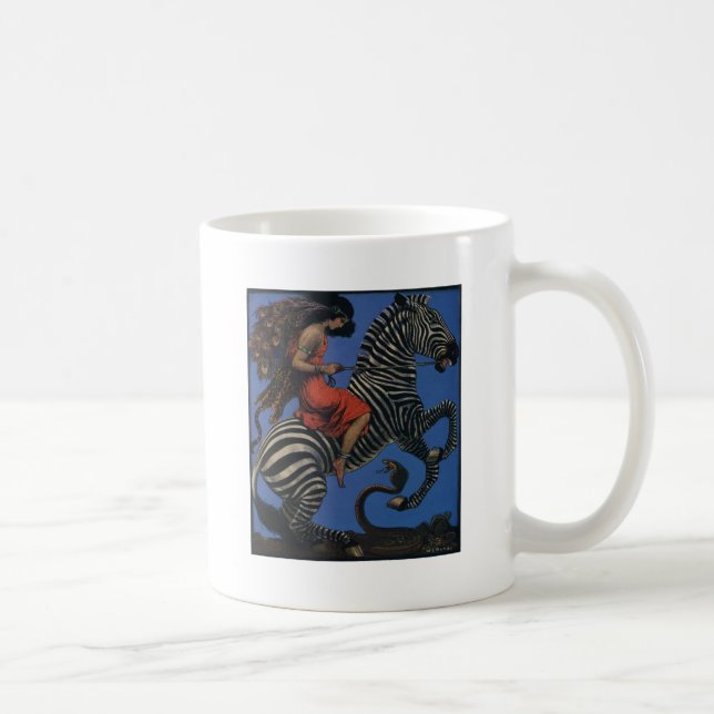 Taza De Café Vintage Art Nouveau (Derecha)