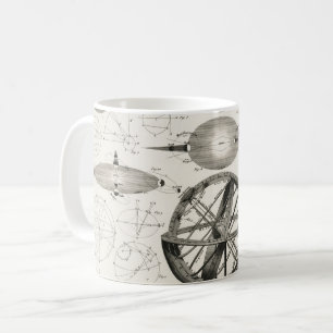 Taza De Café Vintage Astronomic Globe