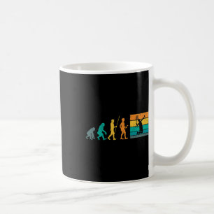 Taza De Café Vintage Badminton Evolution Shuttle Retro Badminto