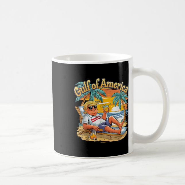 Taza De Café Vintage Beach Vacat 2025 (Derecha)