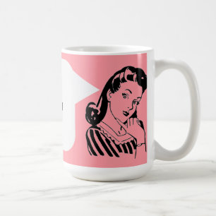 Taza De Café Vintage Betty - secretaria Personalized Mug de