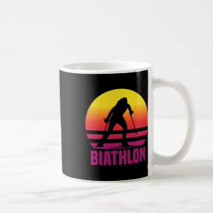 Taza De Café Vintage Biathlon Idea Regalo Sport Inverno