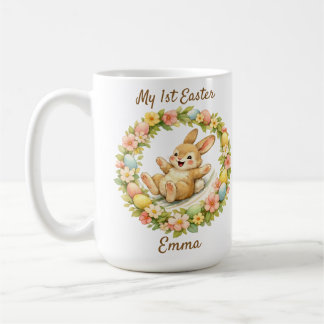 Taza De Café Vintage Bunny My First Easter