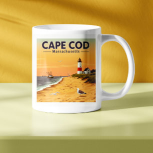 Taza De Café Vintage Cape Cod Massachusetts