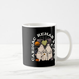 Taza De Café Vintage Cardiac Rehab Crew Rehab Enfermera Spooky