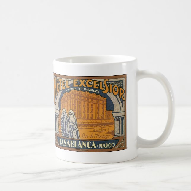 Taza De Café Vintage Casablanca (Derecha)