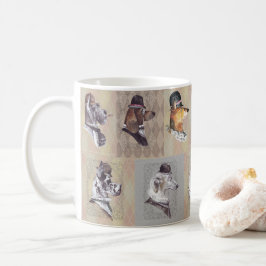 Taza De Café 🐾 Vintage Charm of “The Gentleman Dogs”! 🐾