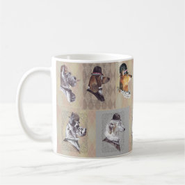 Taza De Café 🐾 Vintage Charm of “The Gentleman Dogs”! 🐾