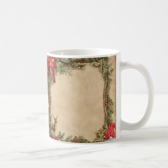 Taza De Café Vintage Christmas (Derecha)