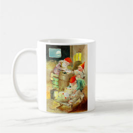 Taza De Café Vintage Christmas Elves