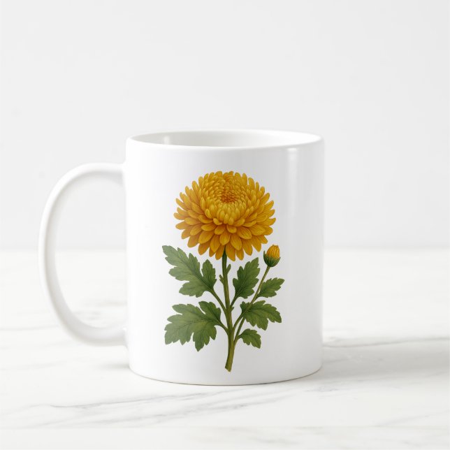 Taza De Café Vintage chrysanthemum (Izquierda)