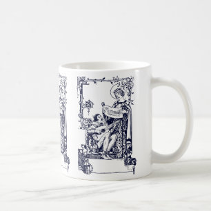 Taza De Café Vintage Clásico Navideño de Madrigal Villancico Fe