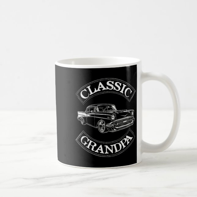 Taza De Café Vintage Clic Car Funny Grandpa  (Derecha)