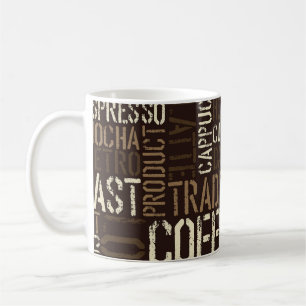 Taza De Café Vintage Coffee Experience Seamless Pattern