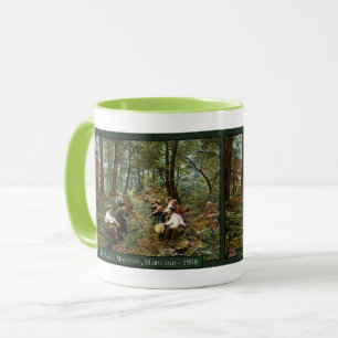 Taza de café vintage de Big Savage Mountain