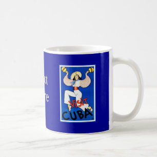 Taza De Café Vintage de Cuba de la visita