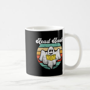 Taza De Café Vintage de libro de lectura fantasma