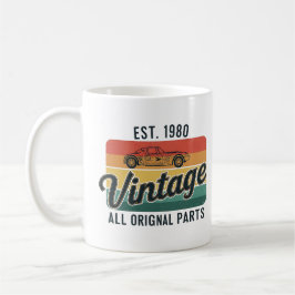 Taza De Café Vintage de todas las piezas originales