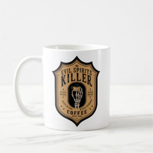 Taza De Café Vintage del partido Halloween del Espíritu Mal
